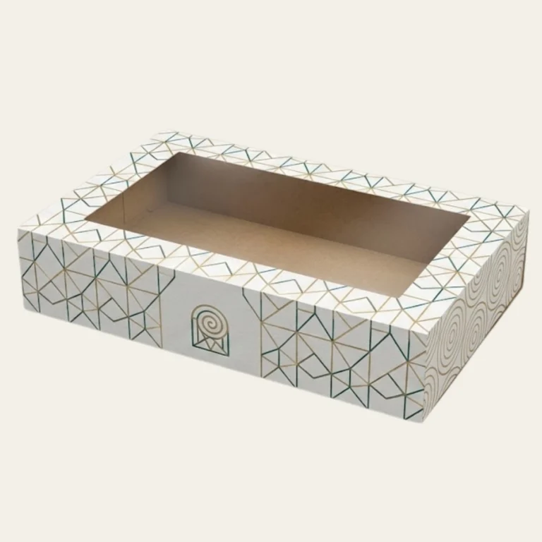 Cardboard Box with Window Lid
