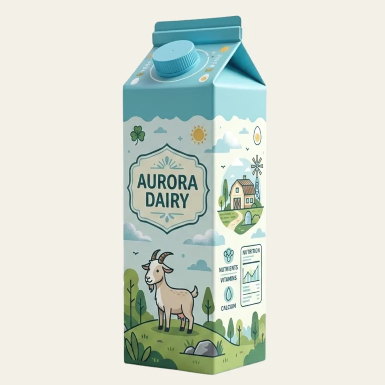 custom milk carton packaging