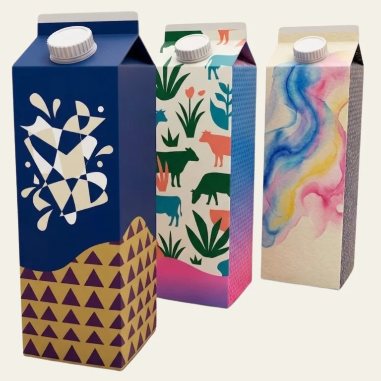 Custom Printed Milk Cartons