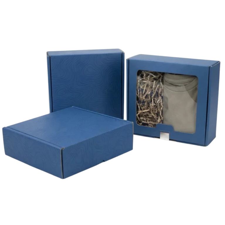 Blue Mailer Boxes