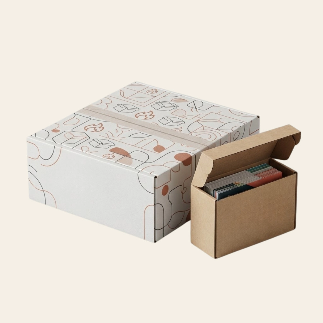 Flat Corrugated Mailer Boxes